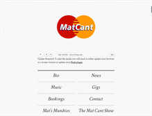Tablet Screenshot of matcant.com